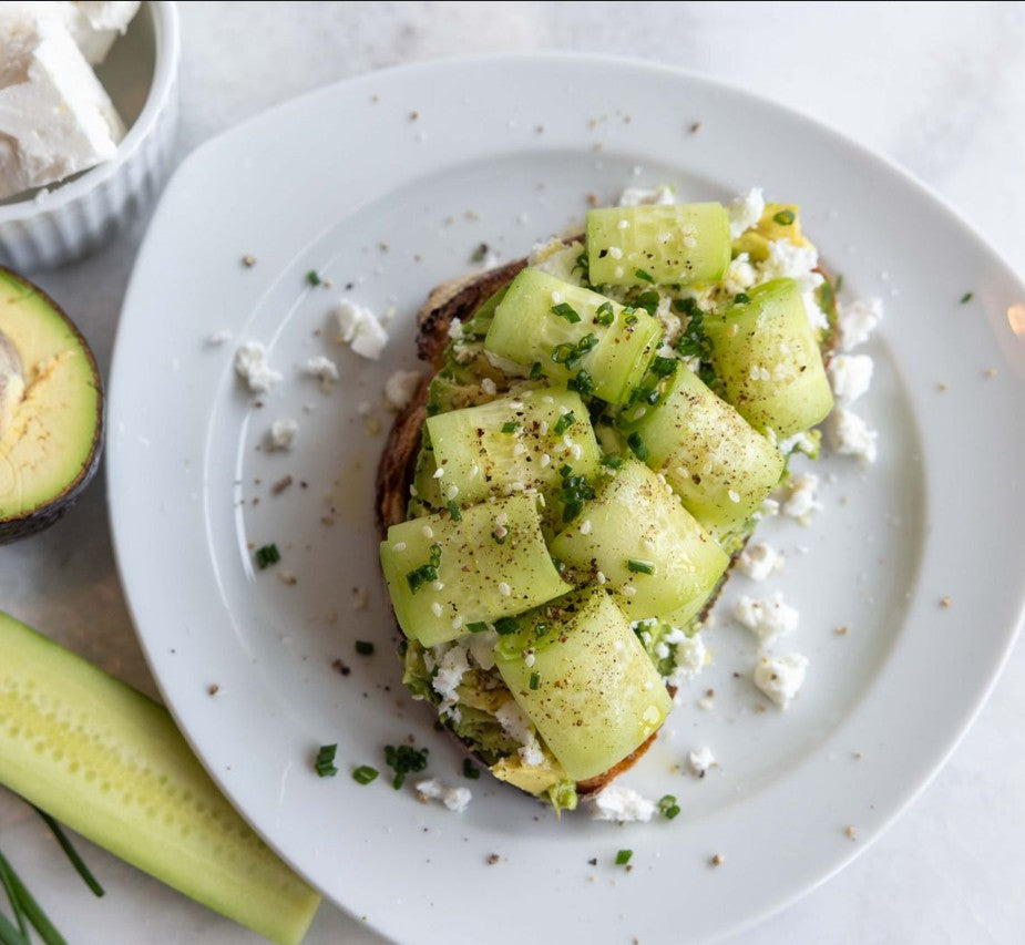 Cucumber, Feta & Avocado Toast