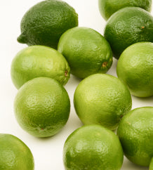 Some limes on a table