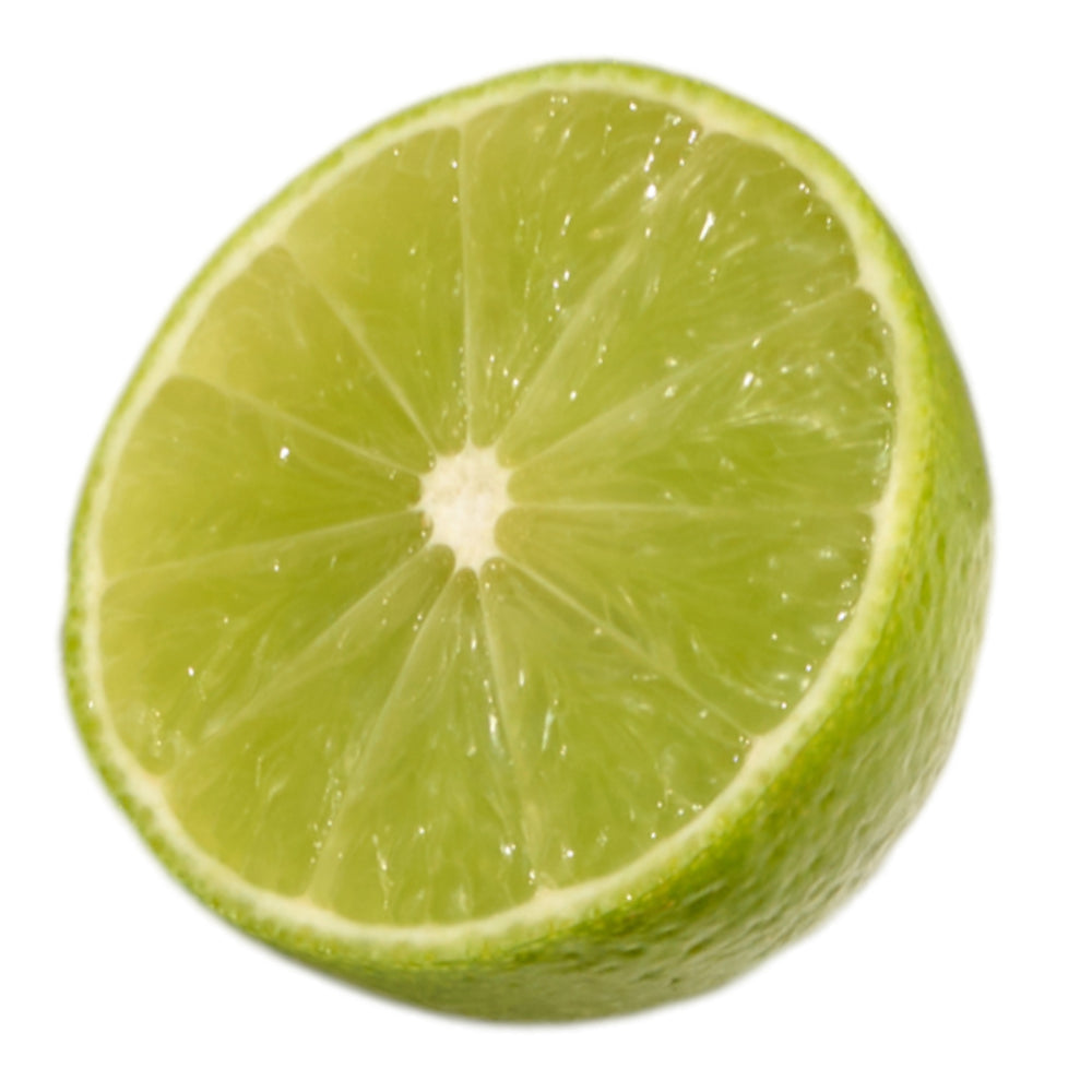 Freshly sliced lime