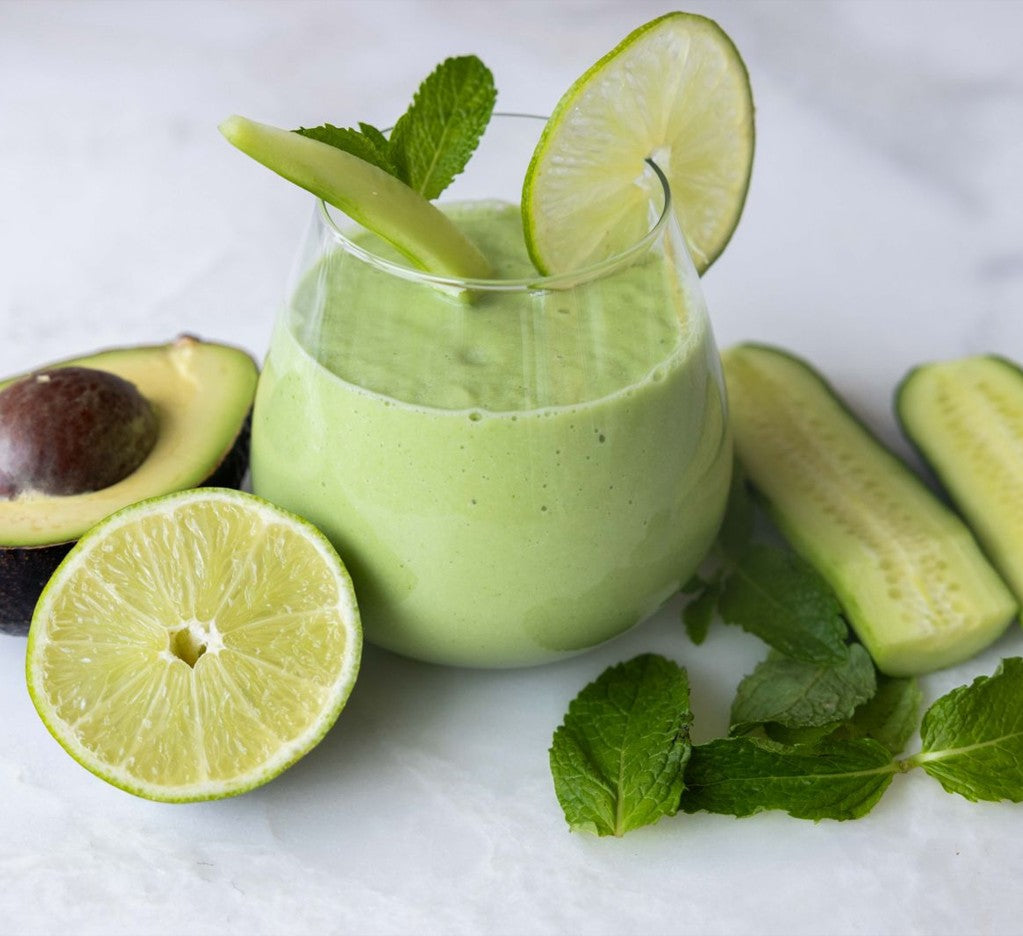 Cucumber Mint Avocado Smoothie