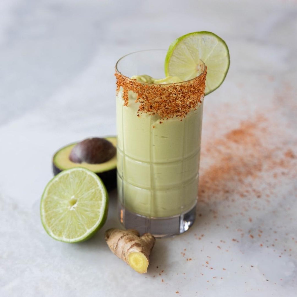 Mango Avocado Smoothie with Ginger and Chili – Healthy, Creamy & Spicy