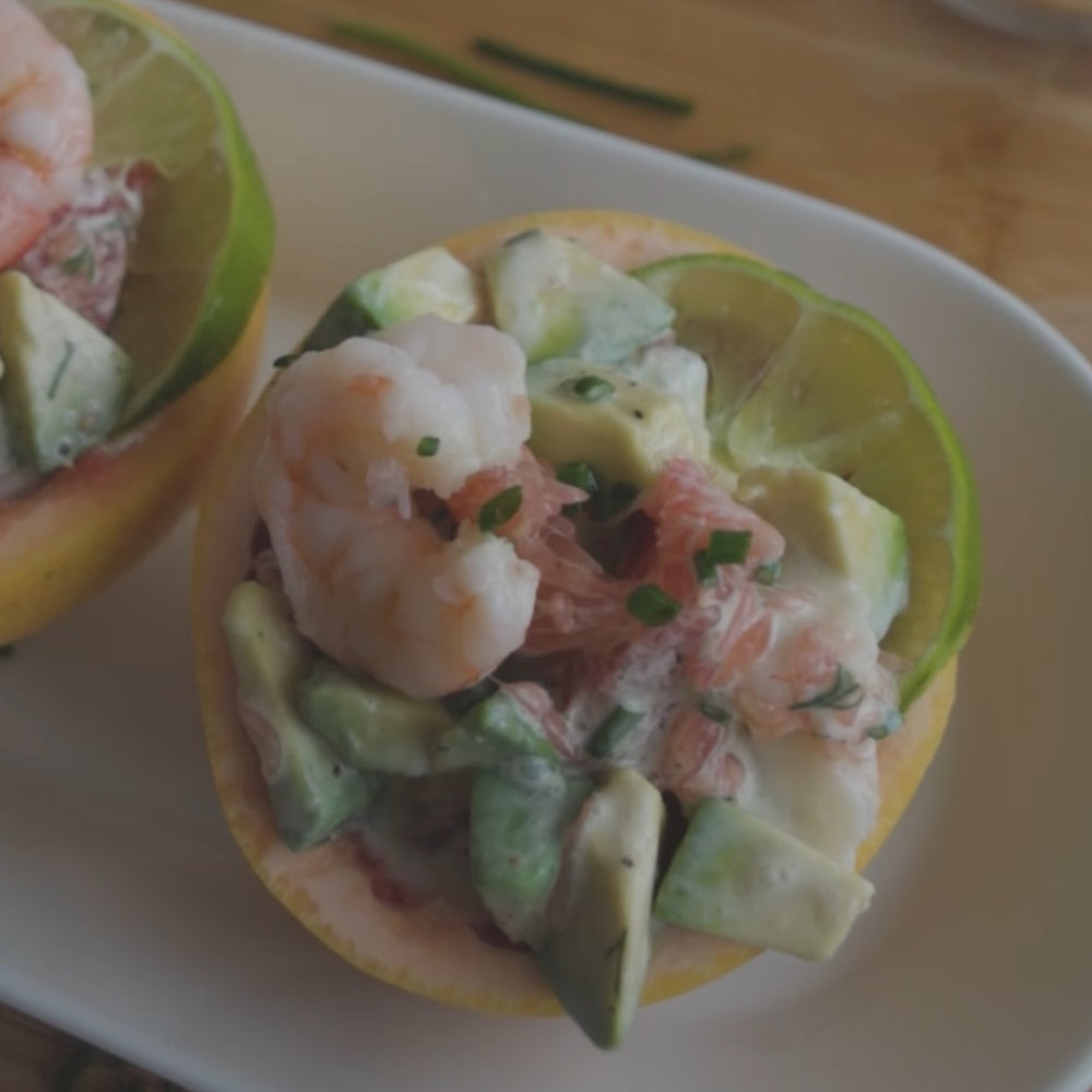Grapefruit, Avocado & Shrimp Salad