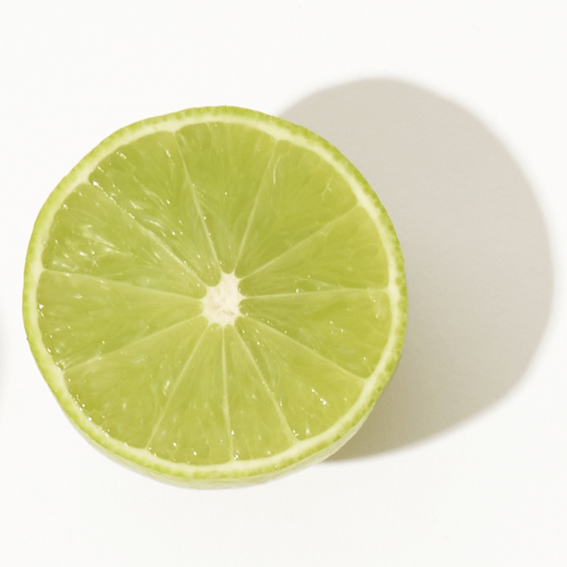 Ready-to-use, freshly cut lime.